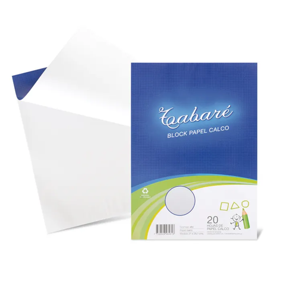 BLOCK CALCO A4 TABARE X 20 HOJAS