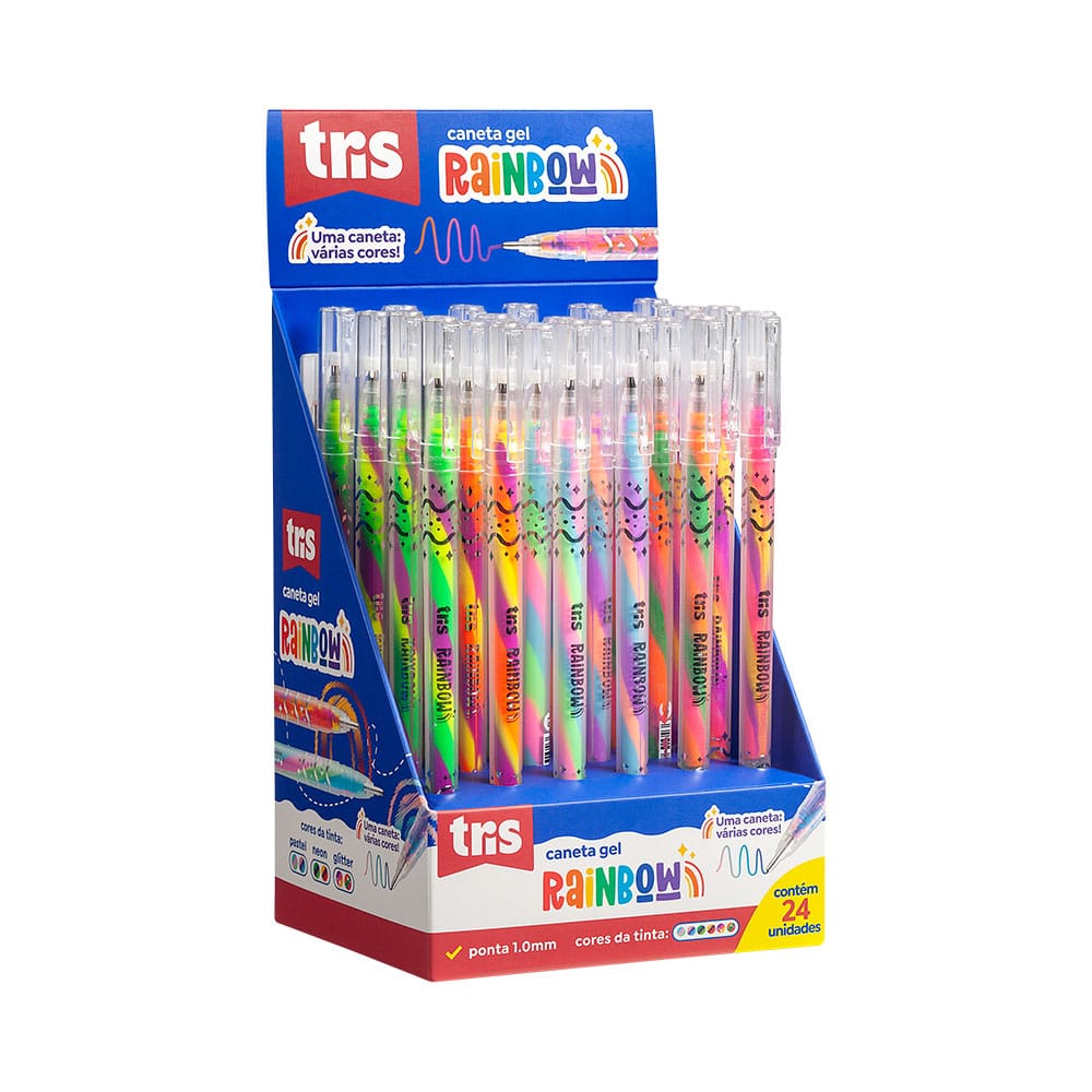 BOLIGRAFO TRIS GEL RAINBOW 1.0