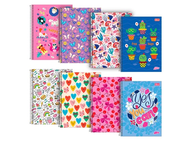 CUADERNOLA TILIBRA FASHION TAPA DURA 96 HOJAS PAQ. X 4