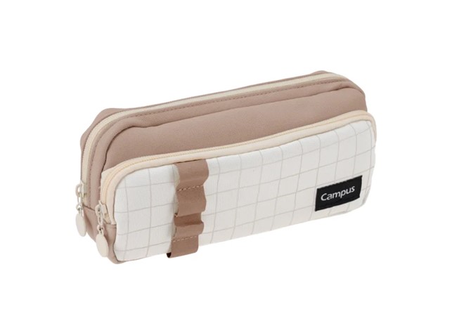 CARTUCHERA CAMPUS BICOLOR 2 CIERRES