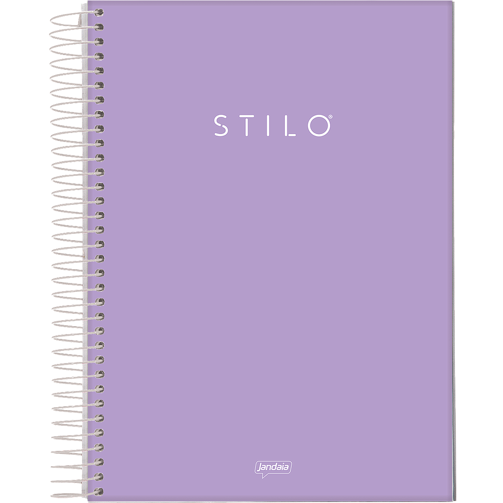 CUADERNO JANDAIA STILO TAPA DURA 17 X 24CM. 80 HOJAS