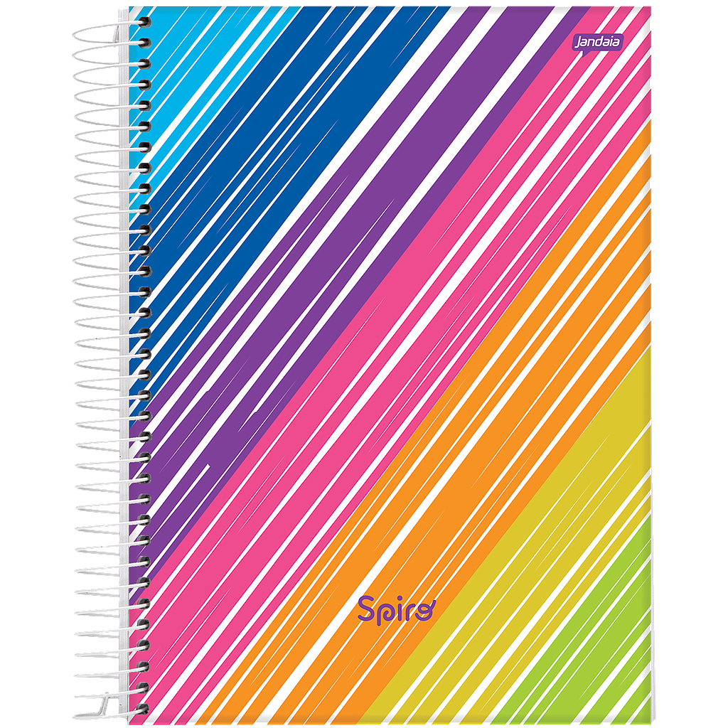 CUADERNOLA JANDAIA SPIRO TAPA DURA 20 X 27CM. 160 HOJAS