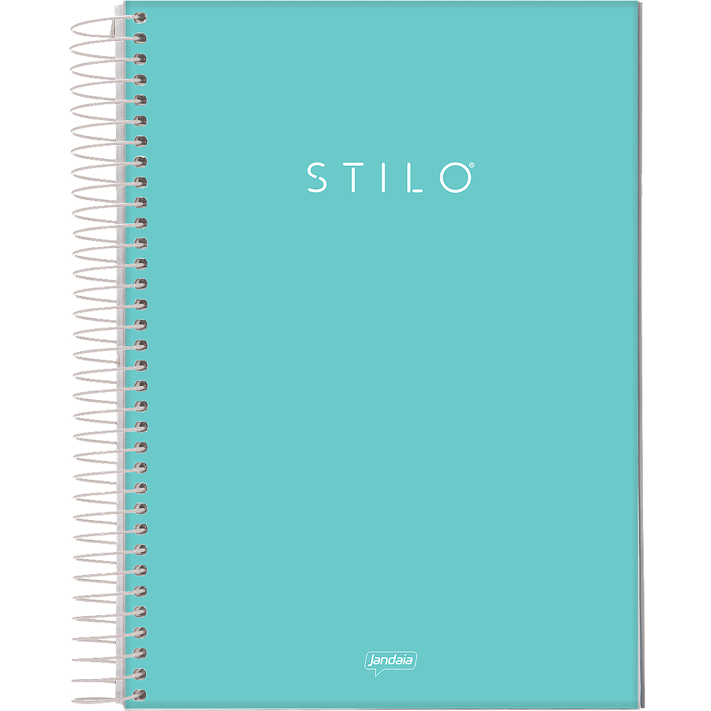 CUADERNOLA JANDAIA STILO VERDE TAPA DURA 20 X 27CM. 80 HOJAS