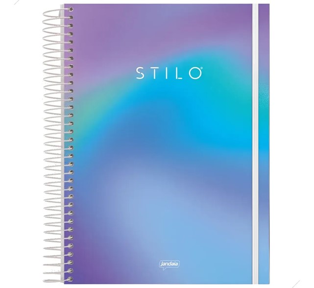 CUADERNOLA JANDAIA DEGRADE AZUL TAPA DURA 20 X 27CM. 160 HOJAS