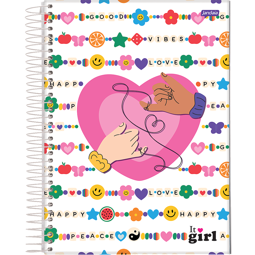 CUADERNOLA JANDAIA IT GIRL TAPA DURA 20 X 27CM. 200 HOJAS