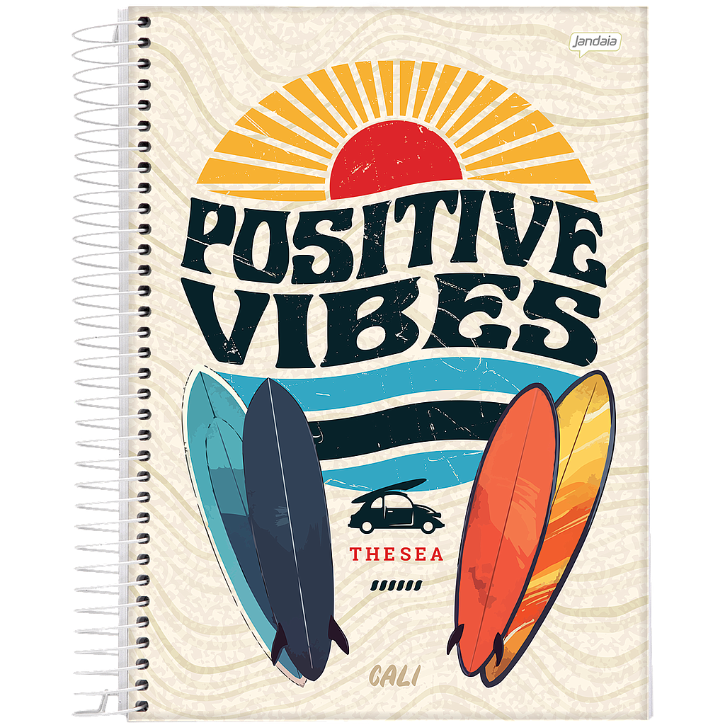 CUADERNOLA JANDAIA CALI-MALIBU TAPA DURA 20 X 27CM. 96 HOJAS