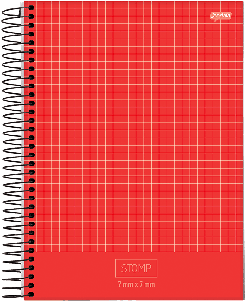 CUADERNOLA JANDAIA STOMP CUADRICULADA TAPA DURA 20 X 27CM. 96 HOJAS