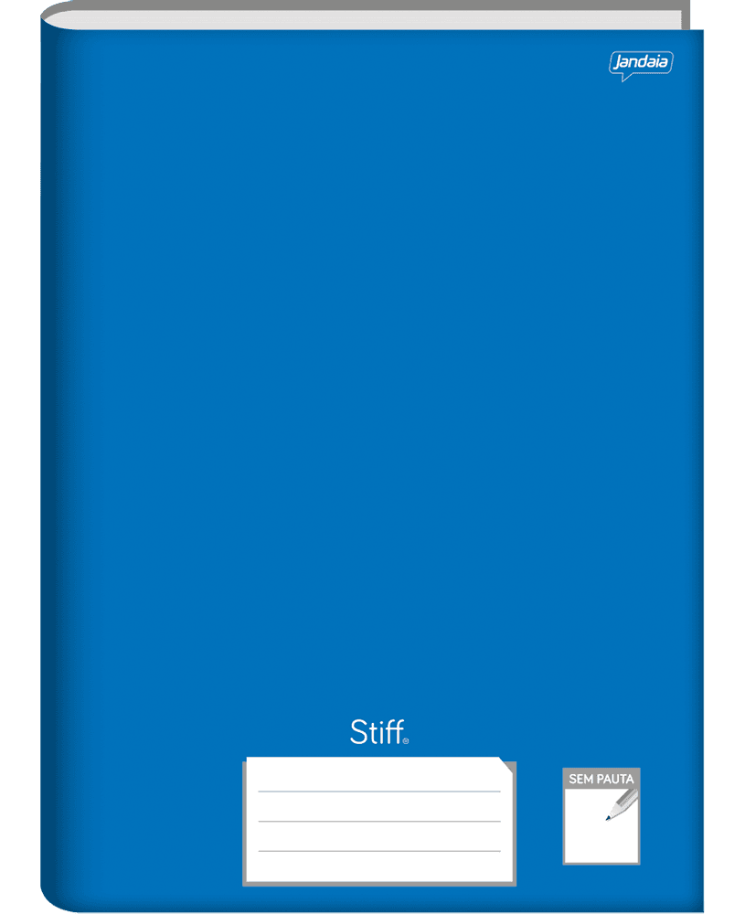 CUADERNOLA JANDAIA STIFF LISA SIN ESPIRAL TAPA DURA 20 X 27CM. 96 HOJAS