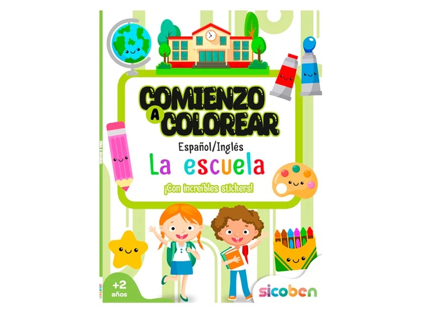 LIBRO DE COLOREAR SICOBEN LA ESCUELA