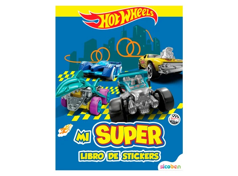 LIBRO DE ACTIVIDADES SICOBEN STICKERS TAPA AZUL