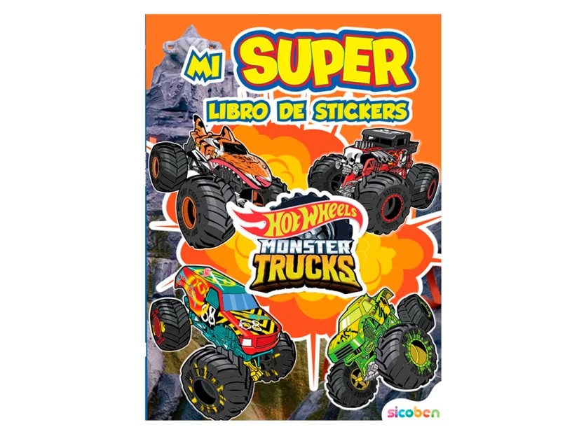 LIBRO DE ACTIVIDADES SICOBEN STICKERS TAPA AMARILLO