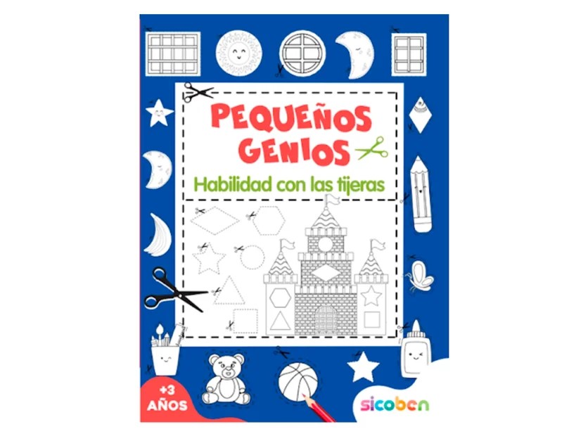 LIBRO DE ACTIVIDADES SICOBEN GENIOS CON TIJERA