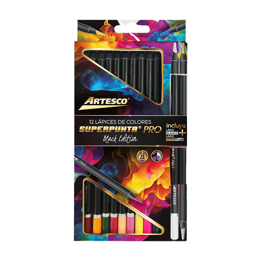 LAPICES ARTESCO SUPER PUNTA  X 12 COLORES