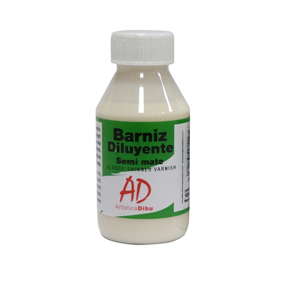 BARNIZ ACRILICO SEMI MATE AD 100ML.