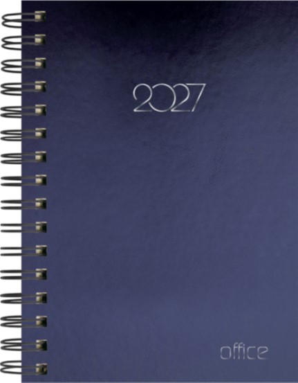 AGENDA JANDAIA OFFICE DIARIA CON ESPIRAL 14x20 CM.