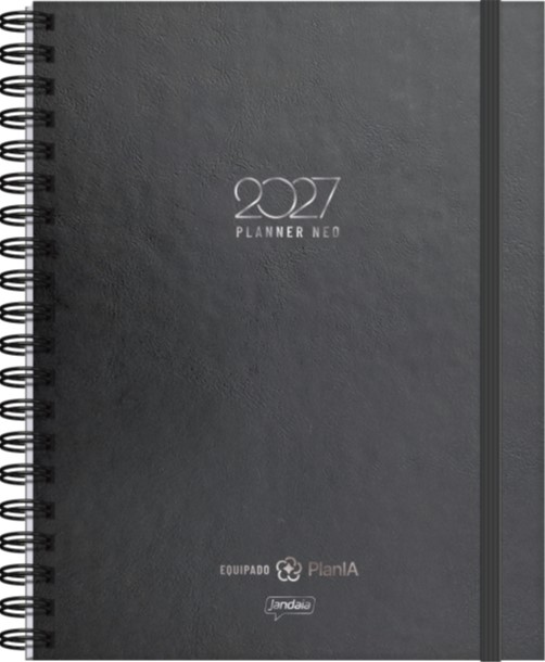 AGENDA JANDAIA OFFICE SEMANAL C/ESPIRAL Y SEPARADORES 17x24 CM.