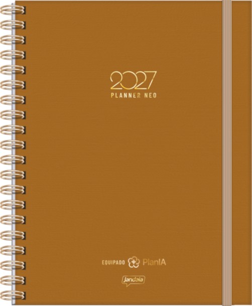 AGENDA JANDAIA OFFICE SEMANAL C/ESPIRAL Y SEPARADORES 17x24 CM.