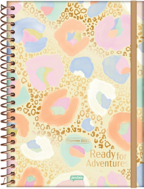 AGENDA JANDAIA LA CREME SEMANAL CON ESPIRAL 17x24 CM.
