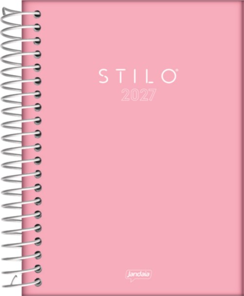 AGENDA JANDAIA STILO DIARIA CON ESPIRAL 13x18 CM.