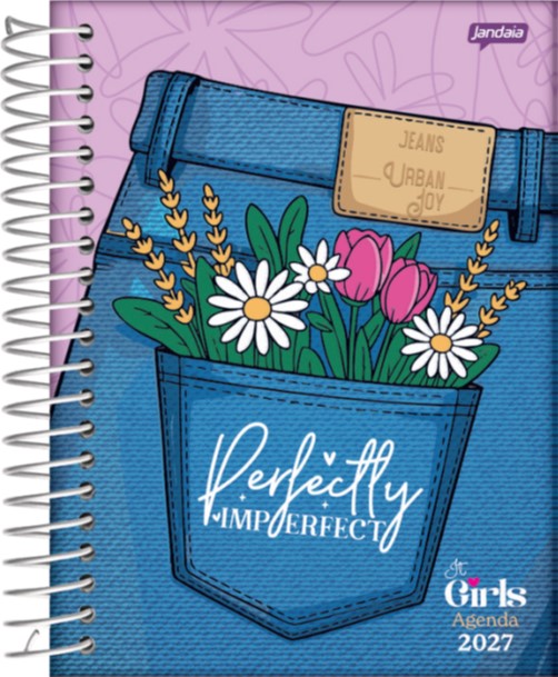 AGENDA JANDAIA IT GIRL DIARIA CON ESPIRAL 13x18 CM.