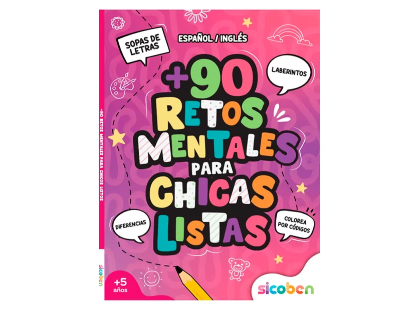 LIBRO DE ACTIVIDADES SICOBEN 90 RETOS MENTALES 2