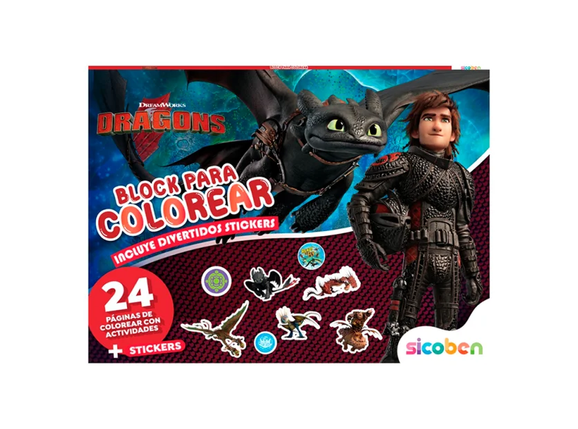 LIBRO DE ACTIVIDADES SICOBEN ENTRENAR A TU DRAGON