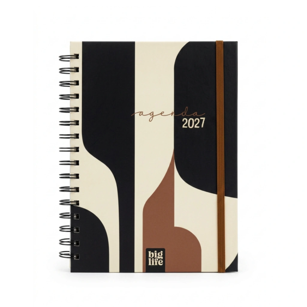 AGENDA BIG LIFE GEO CHOCO SEMANAL 16x22CM.