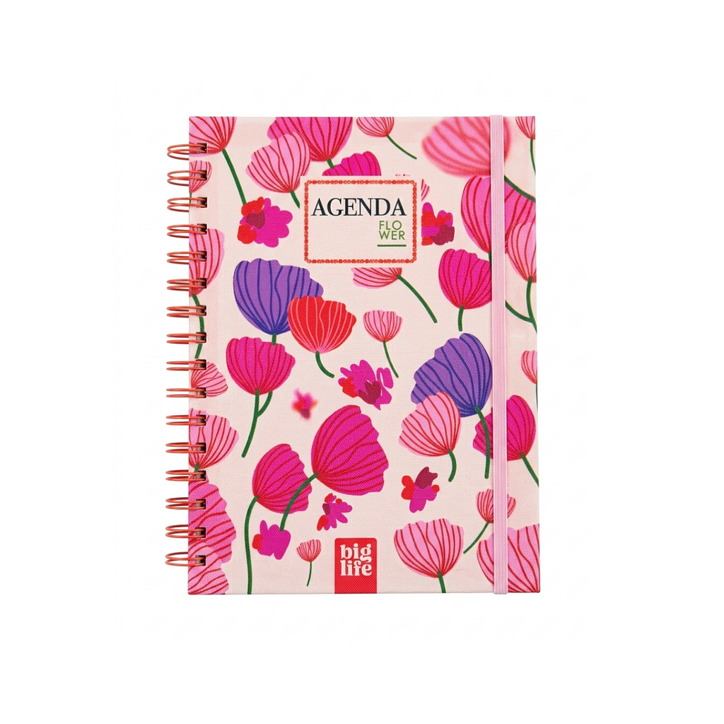 AGENDA BIG LIFE FLOWER SEMANAL 16x22CM.