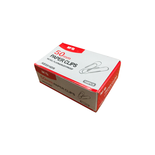 CAJA  DE CLIPS 50MM REDONDO M&amp;G X 100