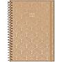 AGENDA JANDAIA KRAFT GOLD SEMANAL CON ESPIRAL 17x24 CM.