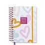 AGENDA OMEGA Nº 40 DIA X HOJA TAPA COLOR CON ESPIRAL 14.5 X 21 CM.