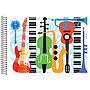 CUADERNO SD DE MUSICA C/ESPIRAL 14X20CM. 40 HOJAS