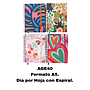 AGENDA OMEGA Nº 40 DIA X HOJA TAPA COLOR CON ESPIRAL 14.5 X 21 CM.