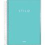 CUADERNO JANDAIA STILO TAPA DURA 17 X 24CM. 160 HOJAS